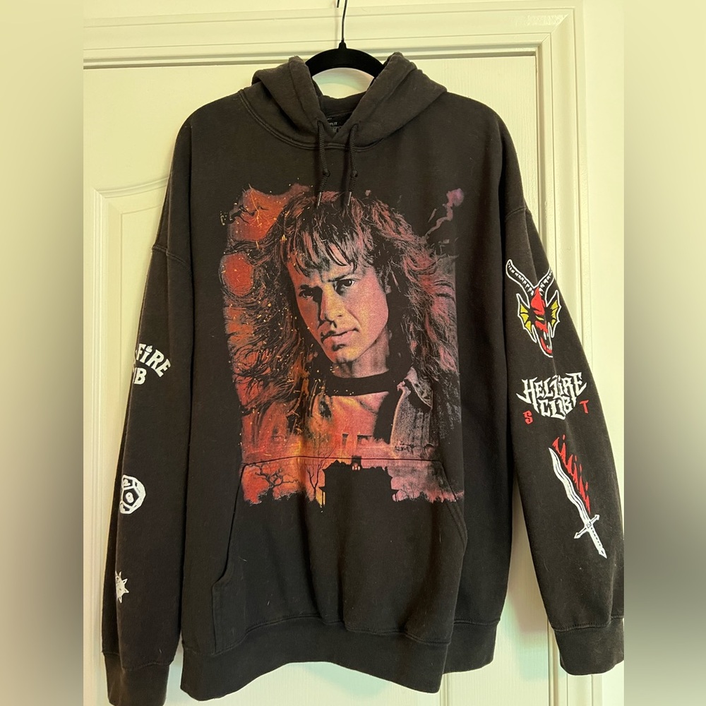 Stranger Things Eddie Munson Pullover Hoodie